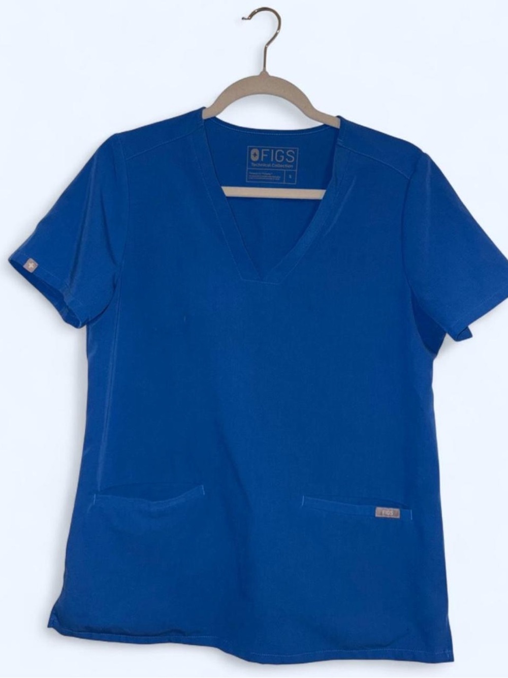 Women’s FIGS Royal Blue Casma Scrub Top